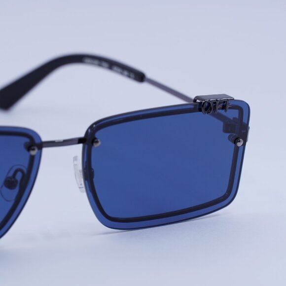?️New Off-White OERI13N TAMPA 7745 Sunglasses - Gunmetal Frame, Blue Lenses main image 5
